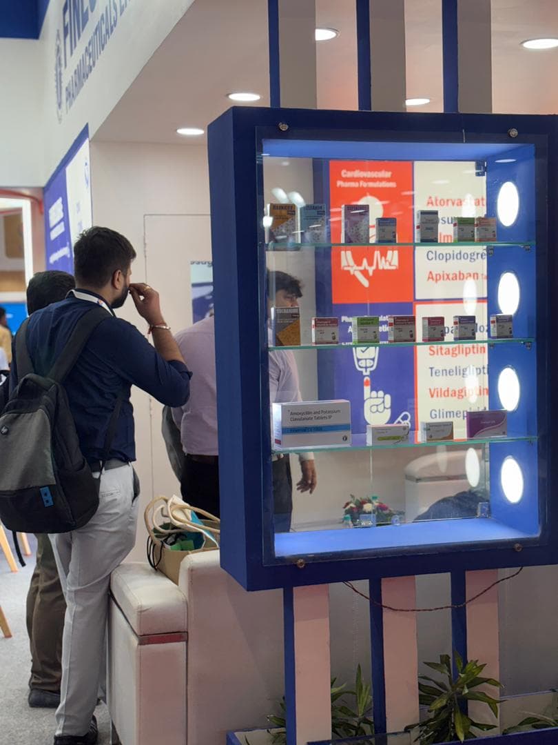 Therapeutic formulations exhibition booth